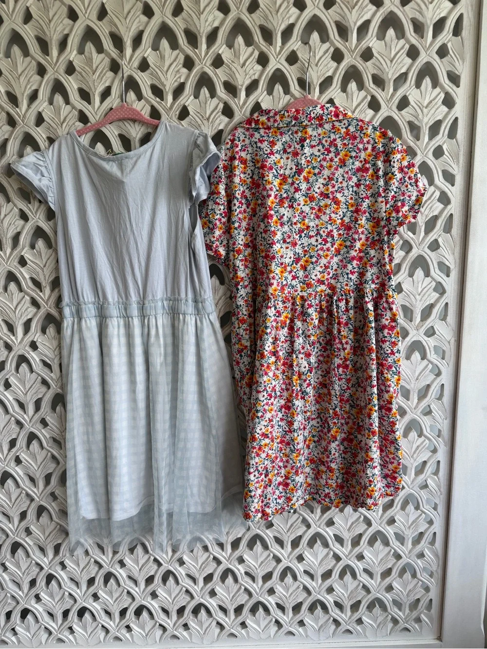 Dip and Old Navy Girls' Floral Dresses, size 8
